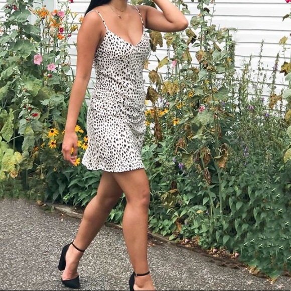 Leopard Slip Dress - Picture 1 of 2